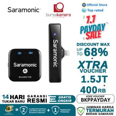BKP Saramonic Blink 900 S3 Lightning Wireless Mic Blink900 S3 GARANSI RESMI