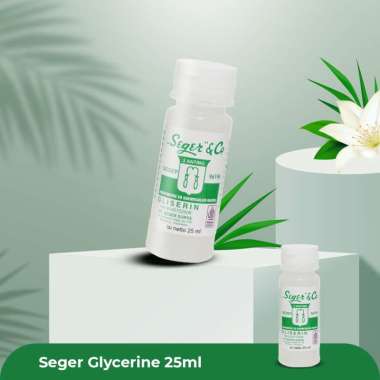 Seger & Co Gliserin Halal BPOM 25ml Cair Glycerin Atasi Bibir Kering dan Kaki Pecah Pecah