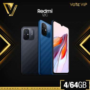 Xiaomi Redmi 12C 4/64 RAM 4GB ROM 64GB Garansi Resmi Xiaomi Indonesia