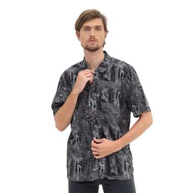 EIGER INDONESIA CULTURAL SHIRT Dark Grey S