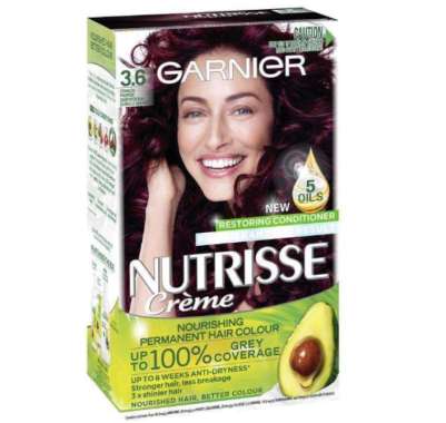 Garnier Nutrisse Permanent Hair Colour - All varian 1 Liquorice Black 4.3 dark brown