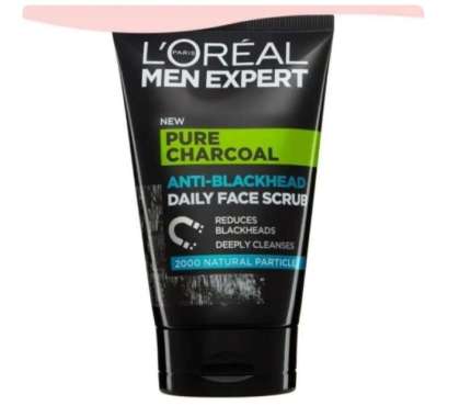 Loreal Men Expert Pure Charcoal Anti-Blackhead Face Scrub 100ml