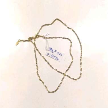 Kalung Serut Toscano Emas Kuning 750