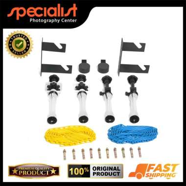 Background Expander Set 2 Rolls Studio foto Wall Mount