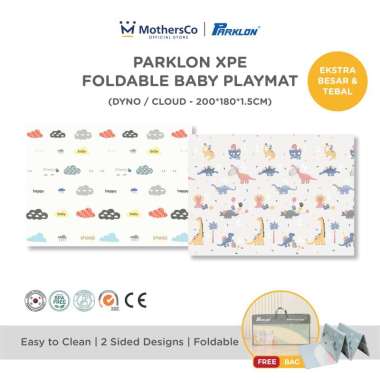 Parklon XPE Fold Playmat 150x200cm /180x200cm | Playmat Lipat | Karpet Lipat Bayi | Playmat Bayi Teb