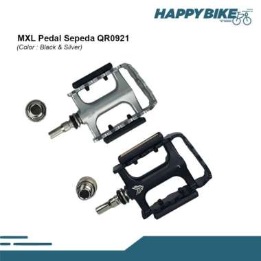 MXL Pedal Sepeda 921 Bicycle Pedals QR Alloy Stainless MTB Road Bike Silver