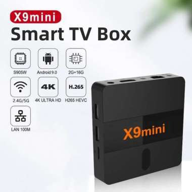 X9 MINI X9MINI - Android Smart TV Box 4K UHD - RAM 2GB ROM 16GB