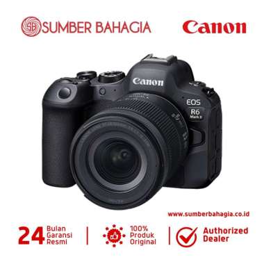 Sumber Bahagia - Canon EOS R6 Mark II mirrorles camera With RF24-105mm f/4-7.1 IS STM black