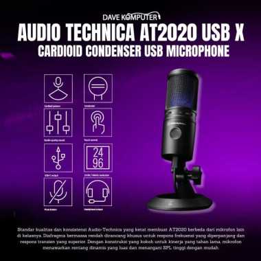 Audio Technica AT2020USB X / AT2020 USB X / AT2020USBX / AT 2020 USB X Cardioid Condenser USB Microp
