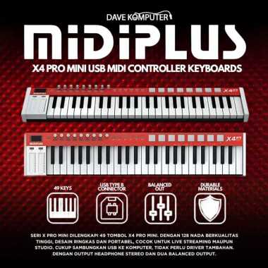 MIDIPLUS X4 PRO MINI USB MIDI CONTROLER KEYBOARD