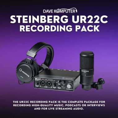 Steinberg UR22C Recording Pack