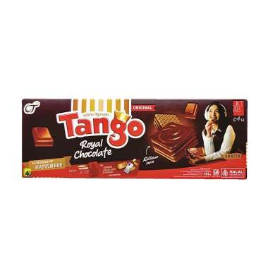 Tango - Wafer Renyah Klasik - KOTAK 133 gr COKLAT