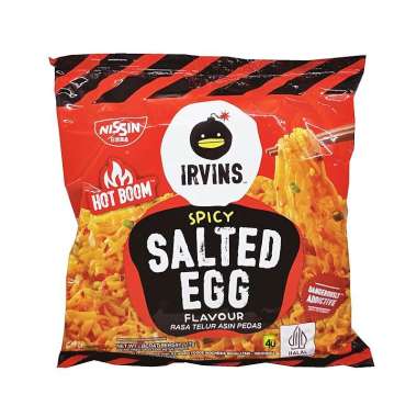Nissin IRVINS - Salted Egg Instant Noodle - 117 gr SPICY