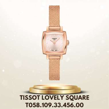 Tissot T058.109.33.456.00 Lovely Square - Jam Tangan Wanita Tissot Original