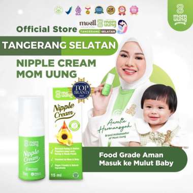 Mom Uung Nipple Cream Natural / Krim Puting Lecet / Aman Untuk Bayi