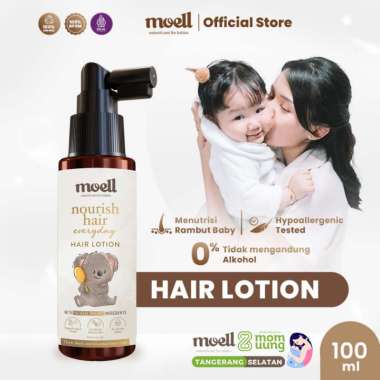 Moell Nourish Hair Everyday Hair Lotion Baby 100ml / Hair Lotion Anak Natural Organic