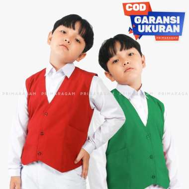 Rompi sekolah sd mi merah hijau rompi sd mi merah hijau rompi merah hijau sd S-MERAH