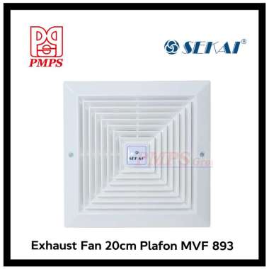 Exhaust Plafon MVF 893 (Ducting 4 inch,plastik ) Sekai