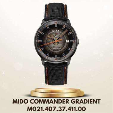 Mido M021.407.37.411.00 Jam Tangan Pria Mido Commander Gradient Original