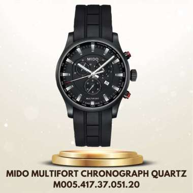 Mido M005.417.37.051.20 Jam Tangan Pria Mido Multifort Chronograph Original