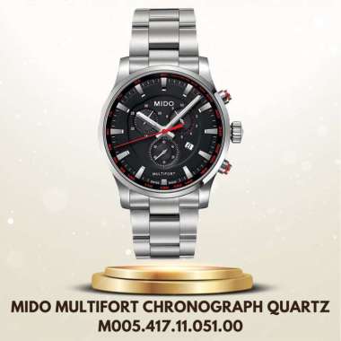 Mido M005.417.11.051.00 Jam Tangan Pria Mido Multifort Chronograph Original