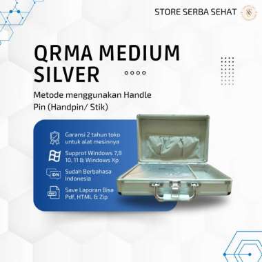 QRMA Alat Quantum MEDIUM SILVER BAHASA INDONESIA HANDPIN