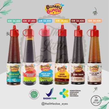 Bumbu Bunda Elia Kecap Manis/Asin/Saus Tiram/Saus Teriyaki/Minyak Wijen Saus Teriyaki