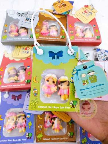 souvenir coklat lebaran coklat tenteng isi 4 per bungkus min 5 bungkus - coklat karakter lucu unik e