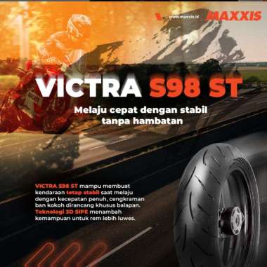 BAN MOTOR MAXXIS VICTRA S98ST RING 14 70/90-14 80/90-14 90/90-14 100/90-14 100/80-14 TUBELESS 70/90-14