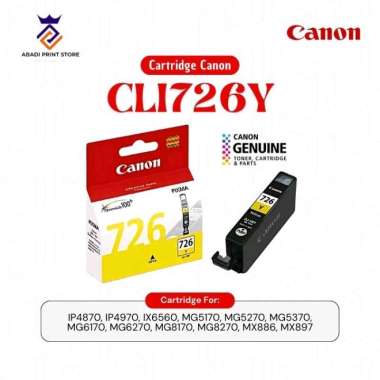 Catridge Canon CLi 726 YELLOW Original Datascrip Yellow
