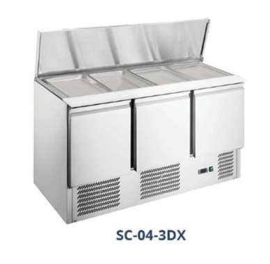 Gea SC-04-3DX Stainless Steel Under Counter Chiller For Salads - Kabinet Undercounter Untuk Pembuata