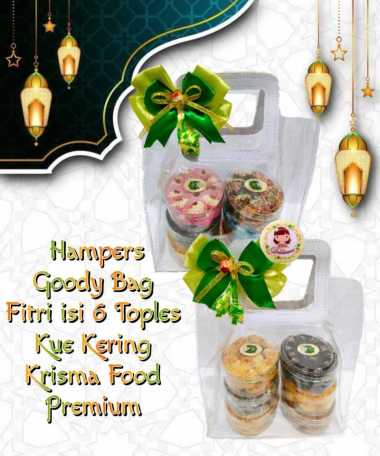 Hampers parsel kue lebaran lebaran isi 4 toples kue kering nastar keju , sagu keju, putri salju , li