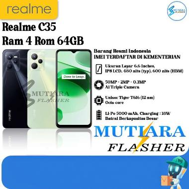 Realme C35 Ram 4 Rom 64GB Hijau