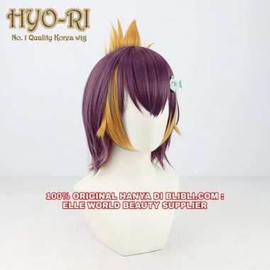 READY STOK - WIG PETRA GURIN WIG GURIN PETRA WIG COSPLAY ANIME VIRTUAL YOUTUBER VTUBER VIRTUBER NIJI