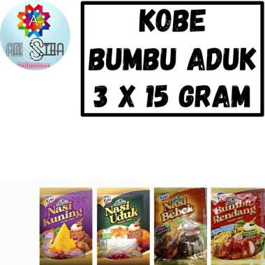 Kobe Bumbu Aduk Nasi Uduk 15 Gram Kuning