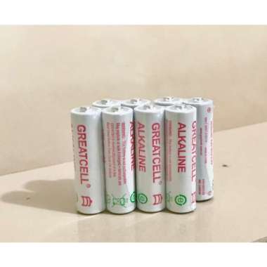 Baterai Alkaline AA LR6 1.5V GREATCELL Alkaline Battery Batre - LR6 Baterai AA Alkaline
