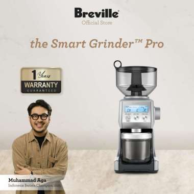 Breville BCG820BSS Smart Grinder Pro Penggiling Kopi Brush Stainless 60 Setting Menggiling