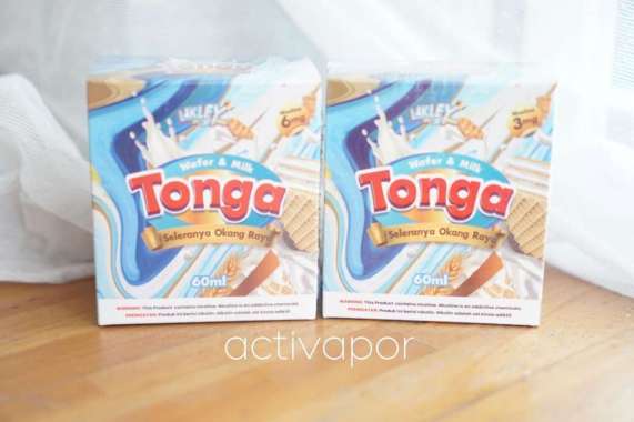 Lakley Tonga 3mg Wafer & Milk 6mg 60ml Premium liquid Vape Milks Susu 6mg