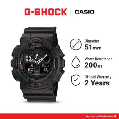 G-Shock GA-100-1A1DR-BSK Jam Tangan Pria Analog Digital Casio