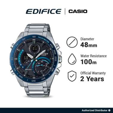 Edifice ECB-900DB-1BDR Jam Tangan Pria Analog Digital Casio