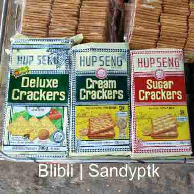 Biskuit Gula Polos Cream Sugar Cracker Vegetable Kraker Sayur Ping Pong Pingpong HUP SENG HUPSENG Ke