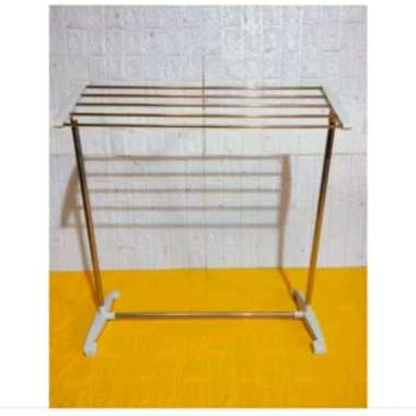 AN - jemuran handuk stainless steel sunny jemuran putih