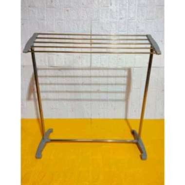 AN - jemuran handuk stainless steel sunny jemuran abu