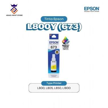 Tinta Epson 673 YELLOW (L800) Yellow