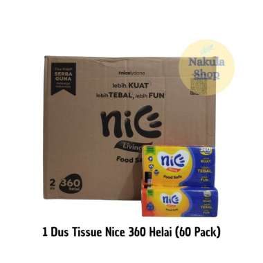 GROSIR 1 DUS Tissue Tissu Tisu Nice Facial 180s - 2Ply