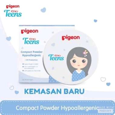 PERA94 PIGEON TEENS COMPACT POWDER HYPOALLERGENIC BEDAK PIGEON REMAJA pink