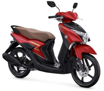 Yamaha Deta Sukabumi - Gear 125 S Version [OTR Bandung] Matte Red