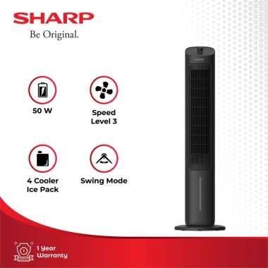 SHARP PJ-R34TY-B Air Cooler Slim Design 4 L