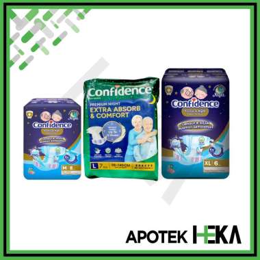 Confidence Premium Night - Popok Perekat Dewasa M8