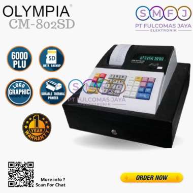 Olympia CM802SD CM 802 SD Mesin Kasir/SHARP XE-A207 GARANSI